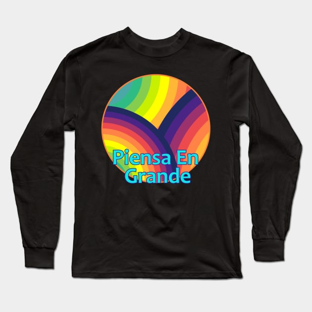 Círculo Abstracto Arcoiris Long Sleeve T-Shirt by Lebihanto